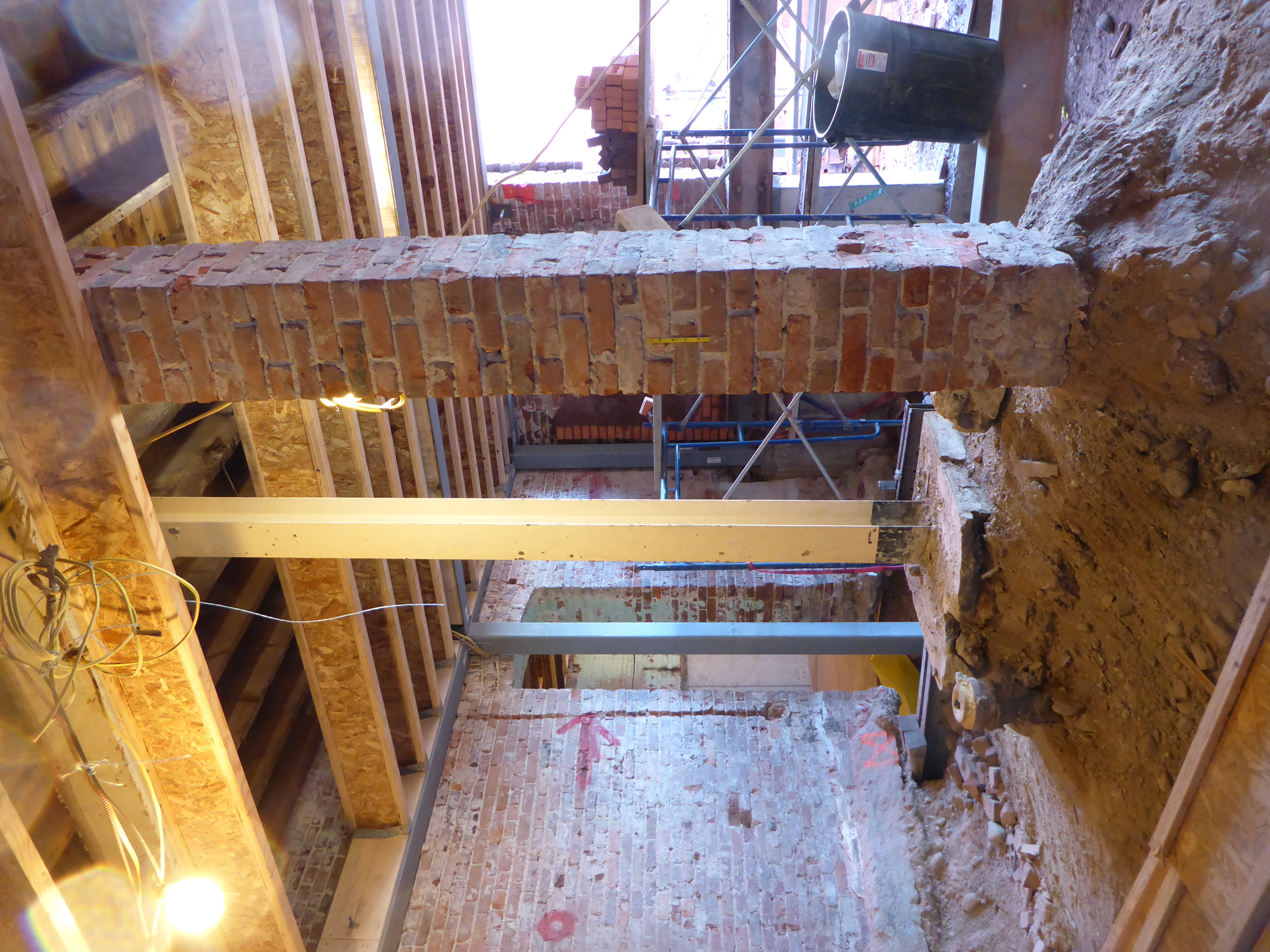 Excavation for foundations