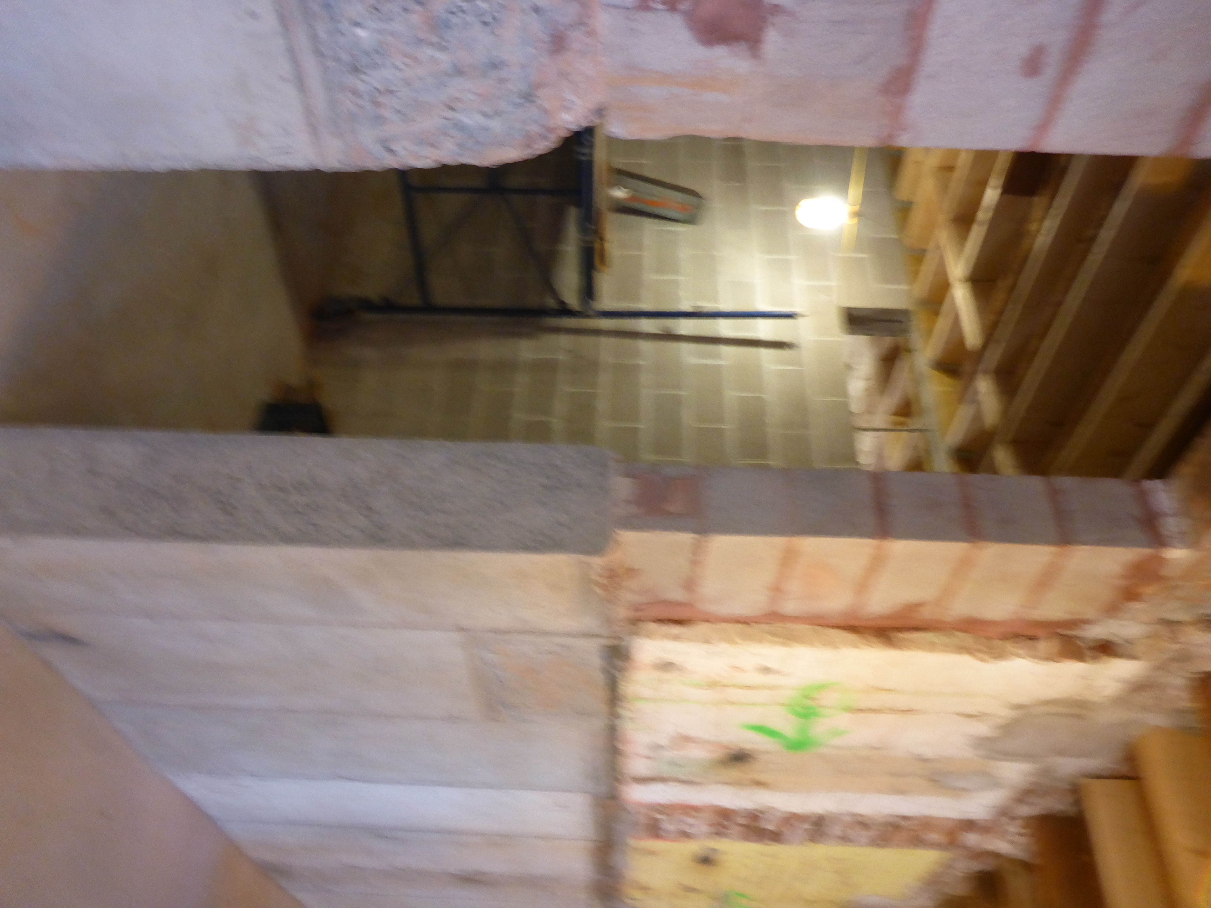 New wall foundation