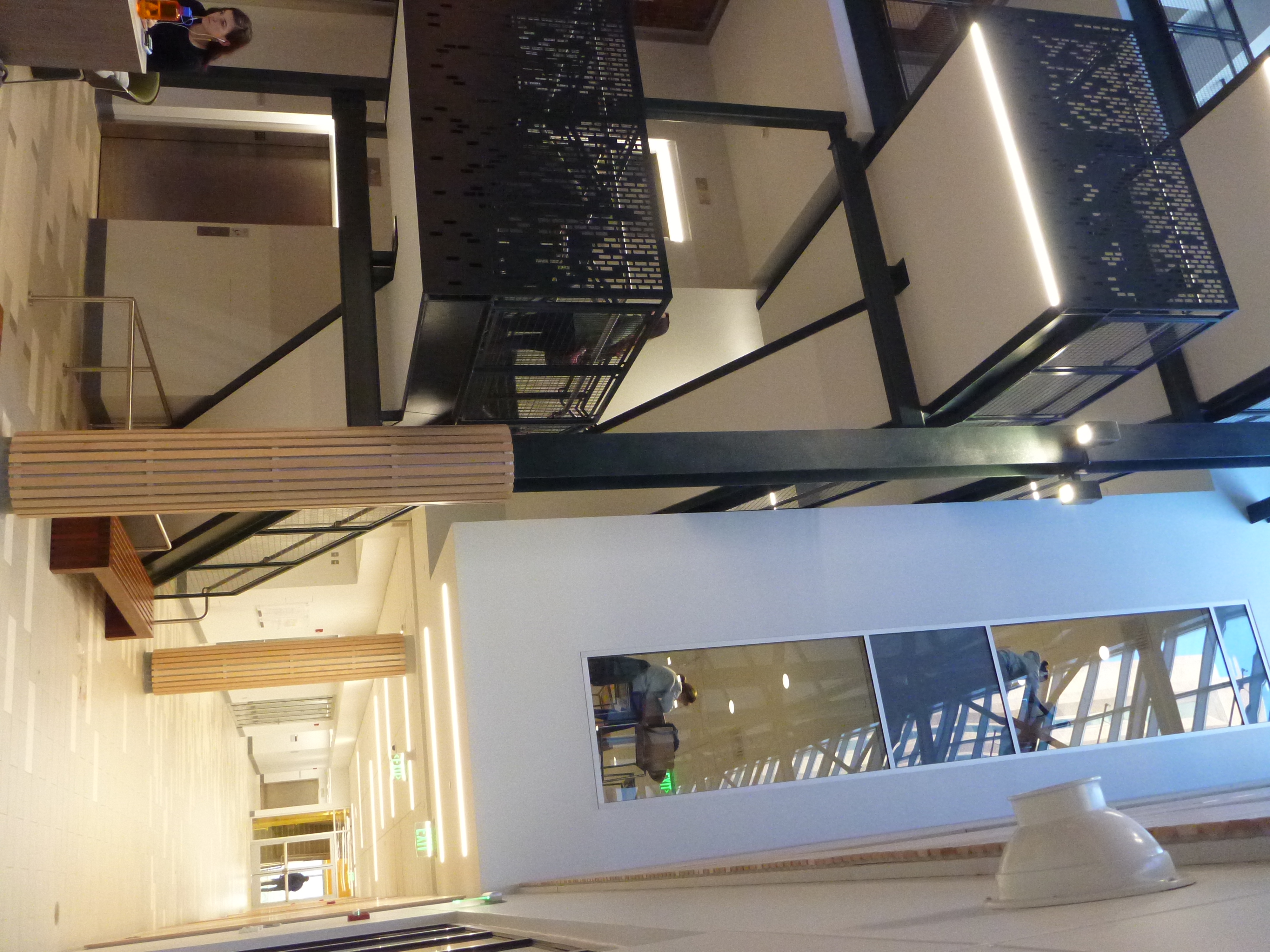Final interior stairs